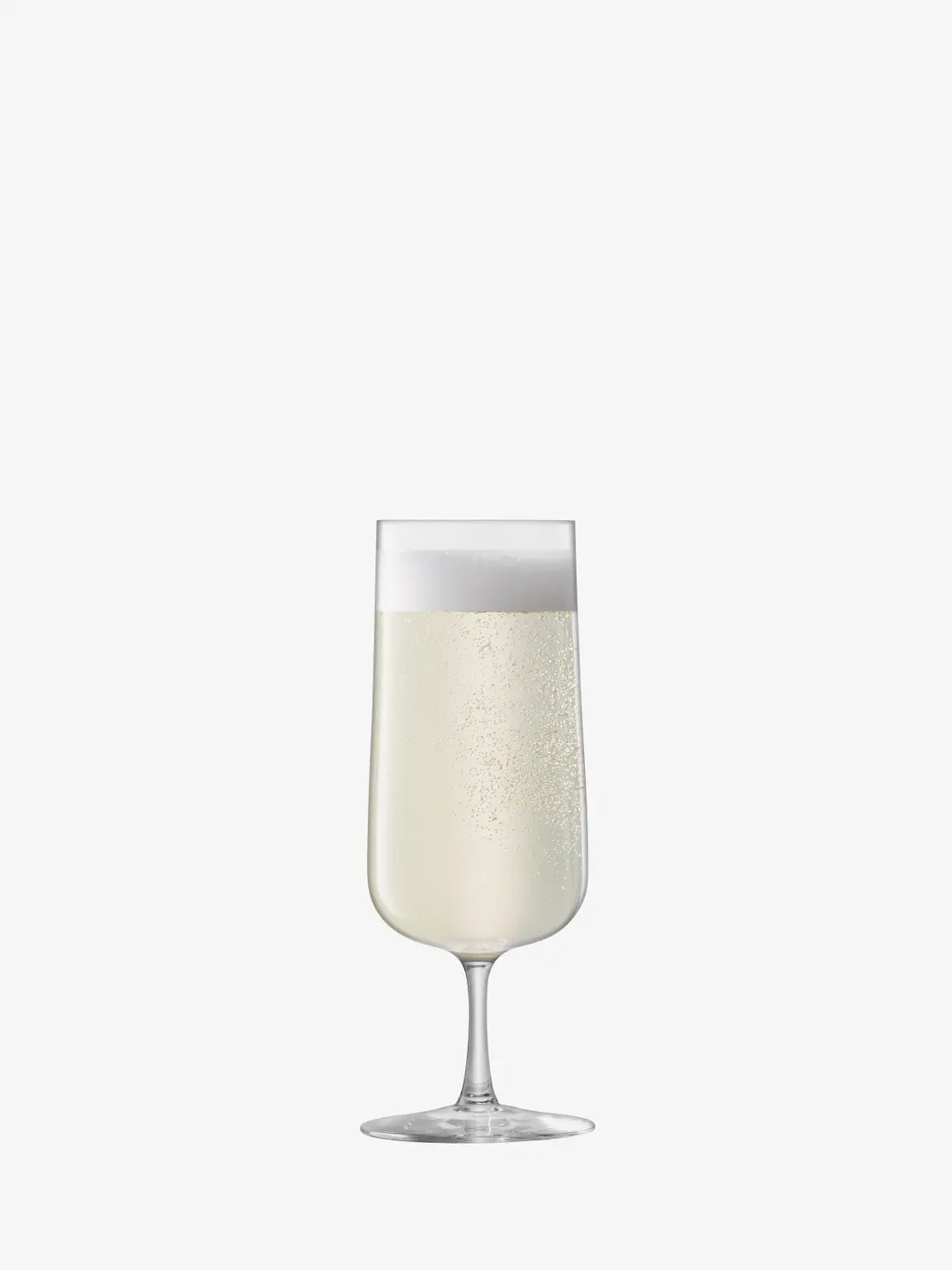 LSA Arc Champagne Flute 240ml Set of 4 - Clear