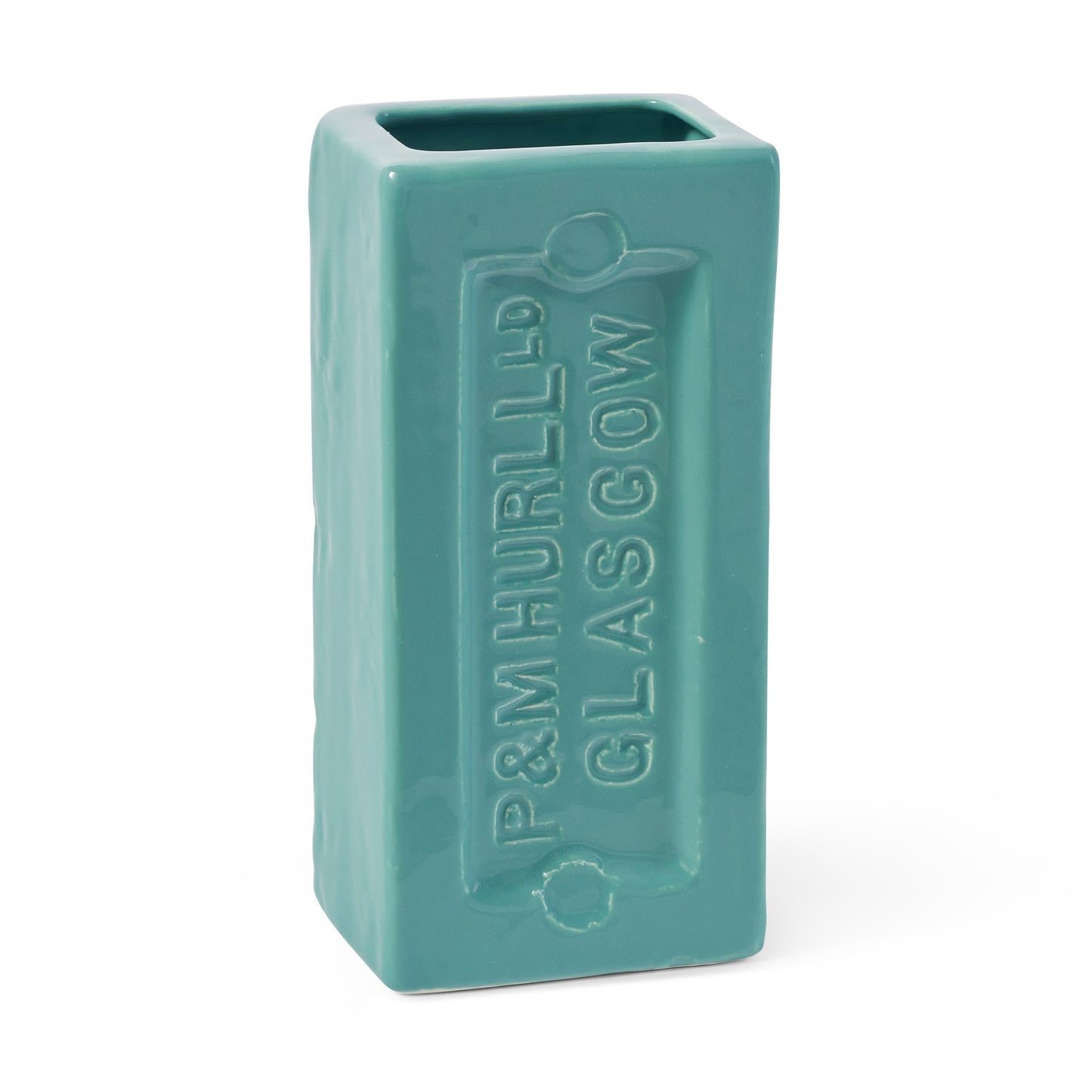 Glasgow Brick Vase - Turquoise