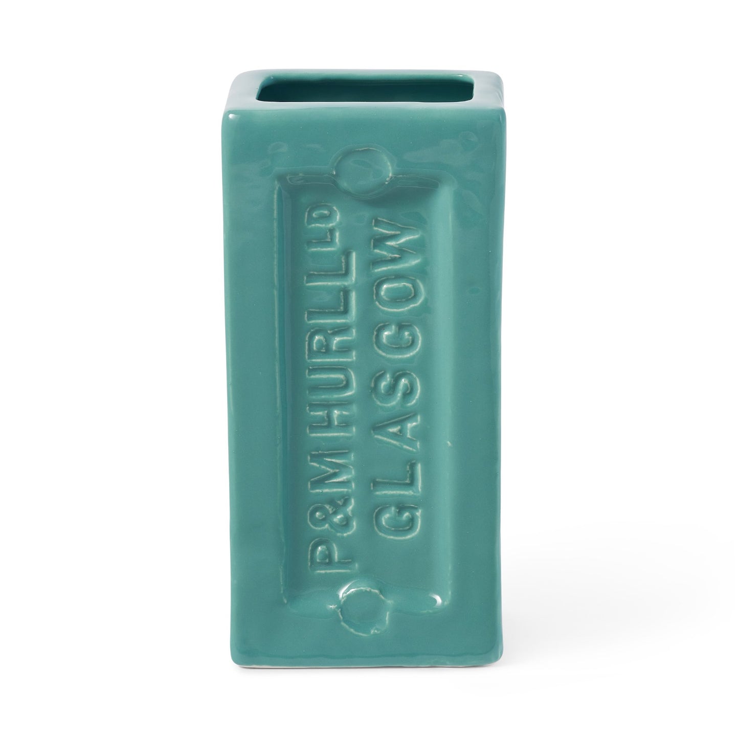 Glasgow Brick Vase - Turquoise