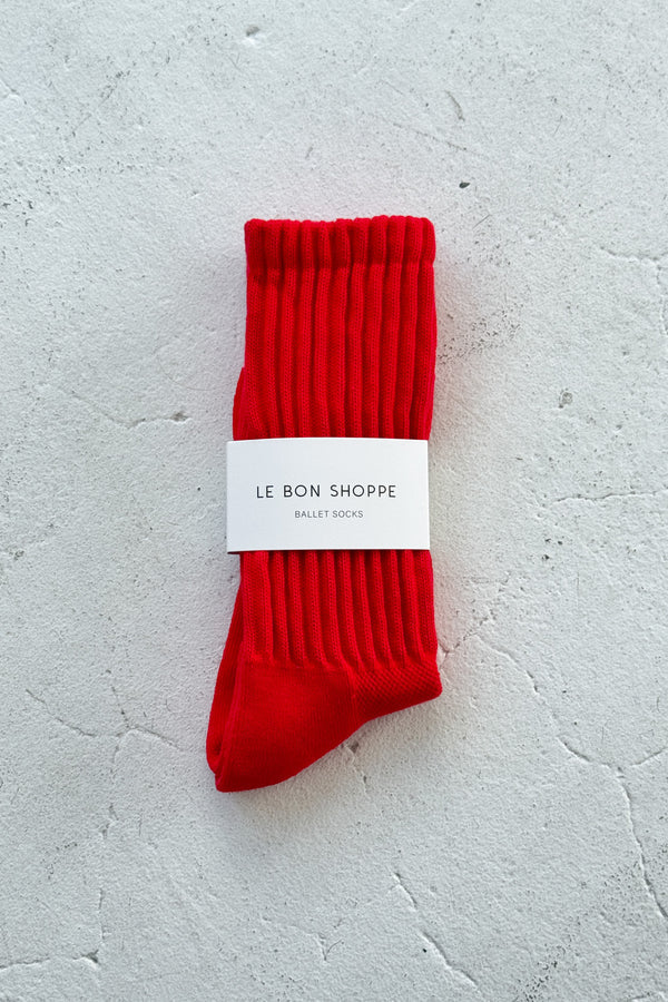 Le Bon Shoppe Ballet Socks - Strawberry