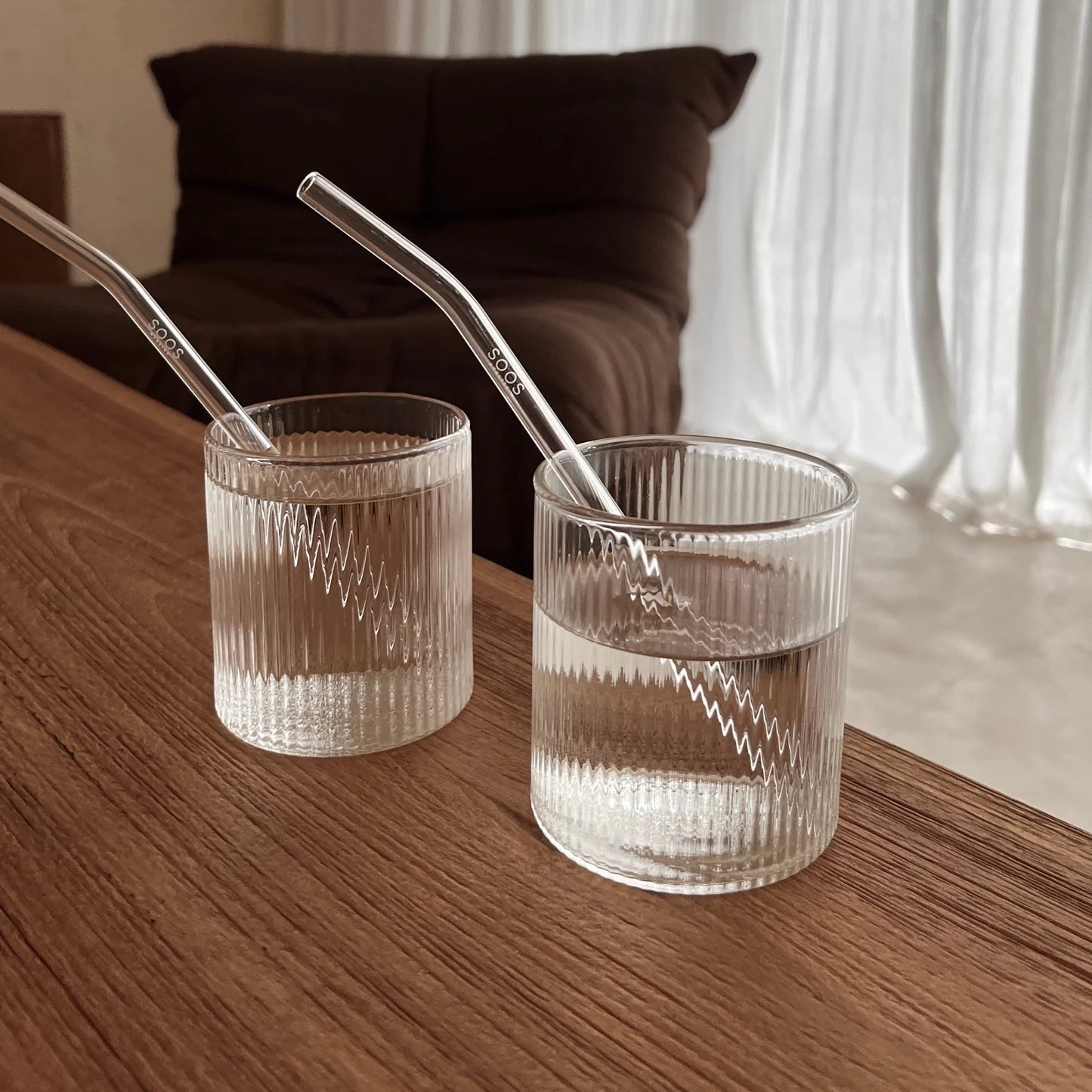 SOOS Atelier Glass Straws Pack of 8