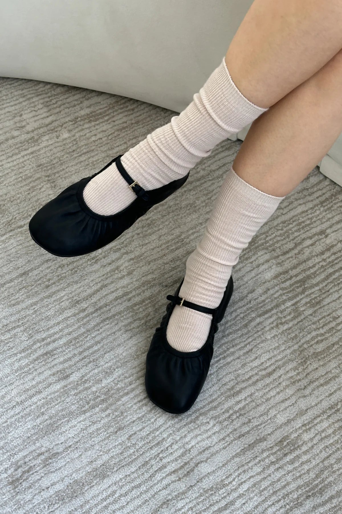 Le Bon Shoppe Trouser Socks - Eggnog