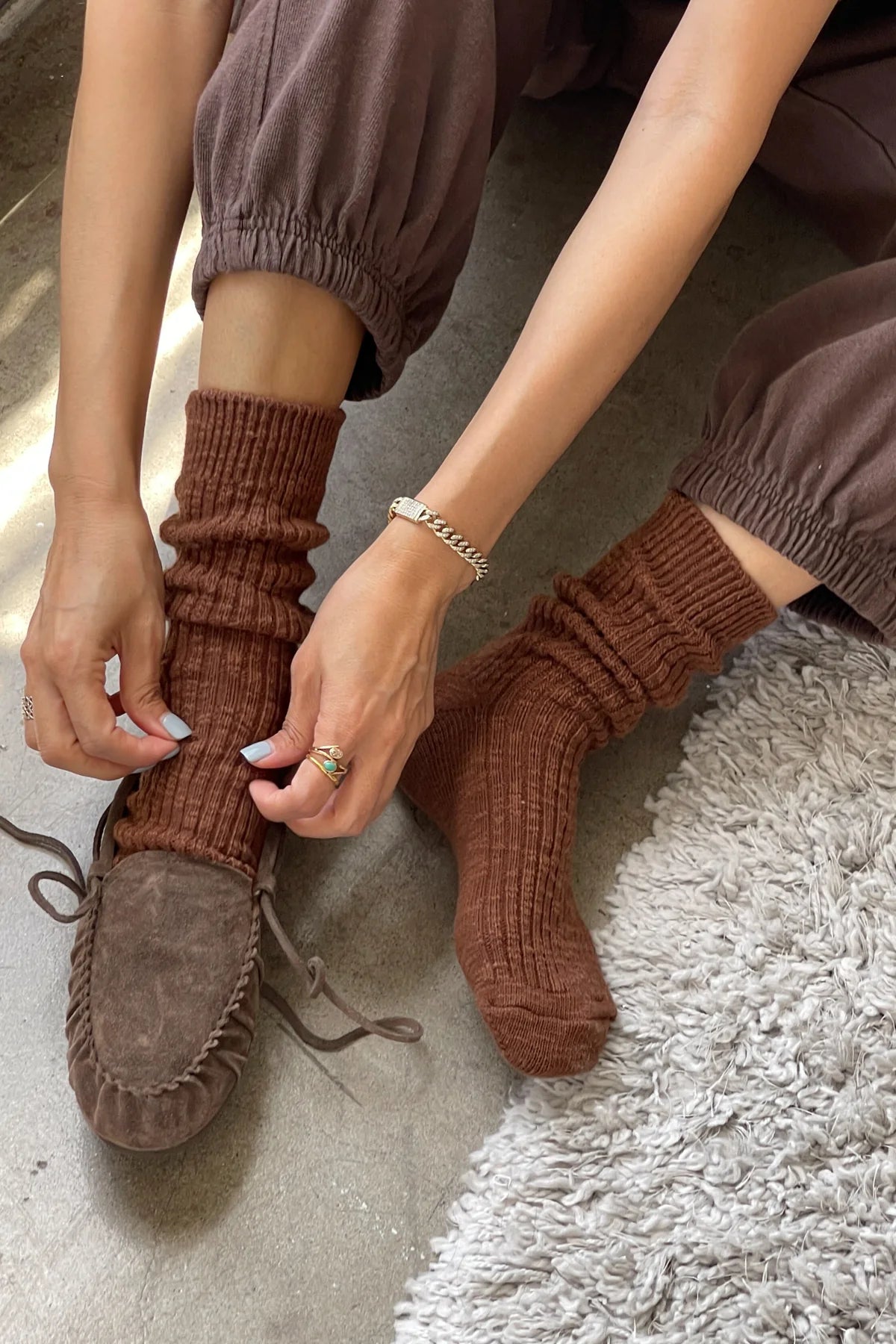 Le Bon Shoppe Cottage Socks - Bear