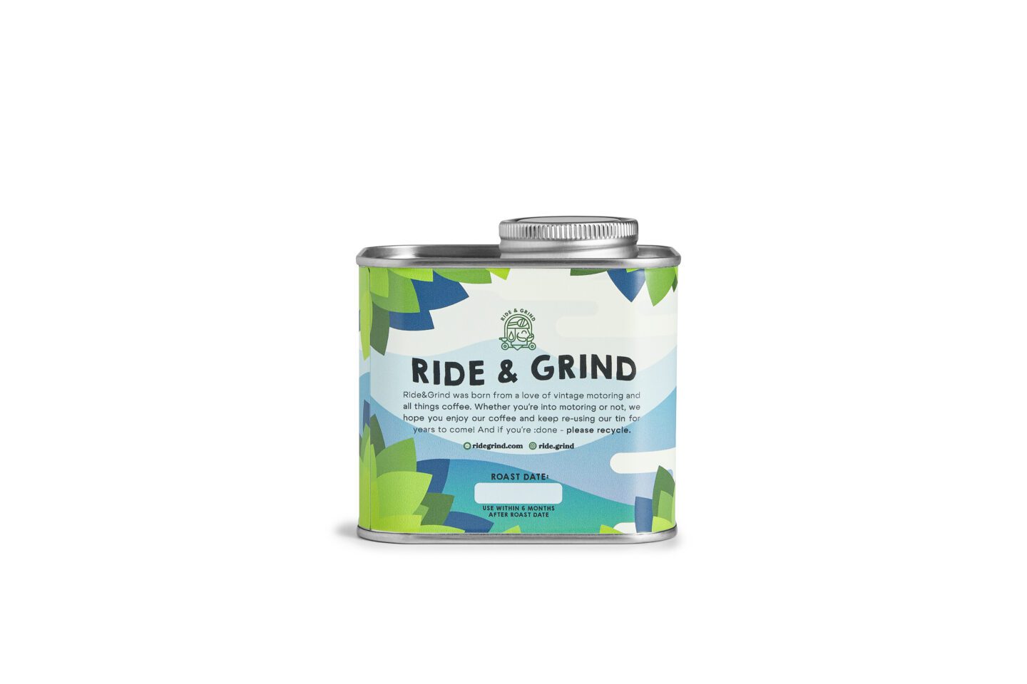 Ride & Grind Gesha Coffee Beans Tin