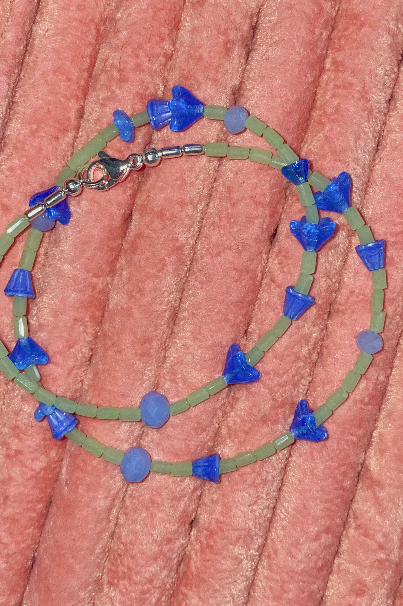 Bloma bluebell garland necklace