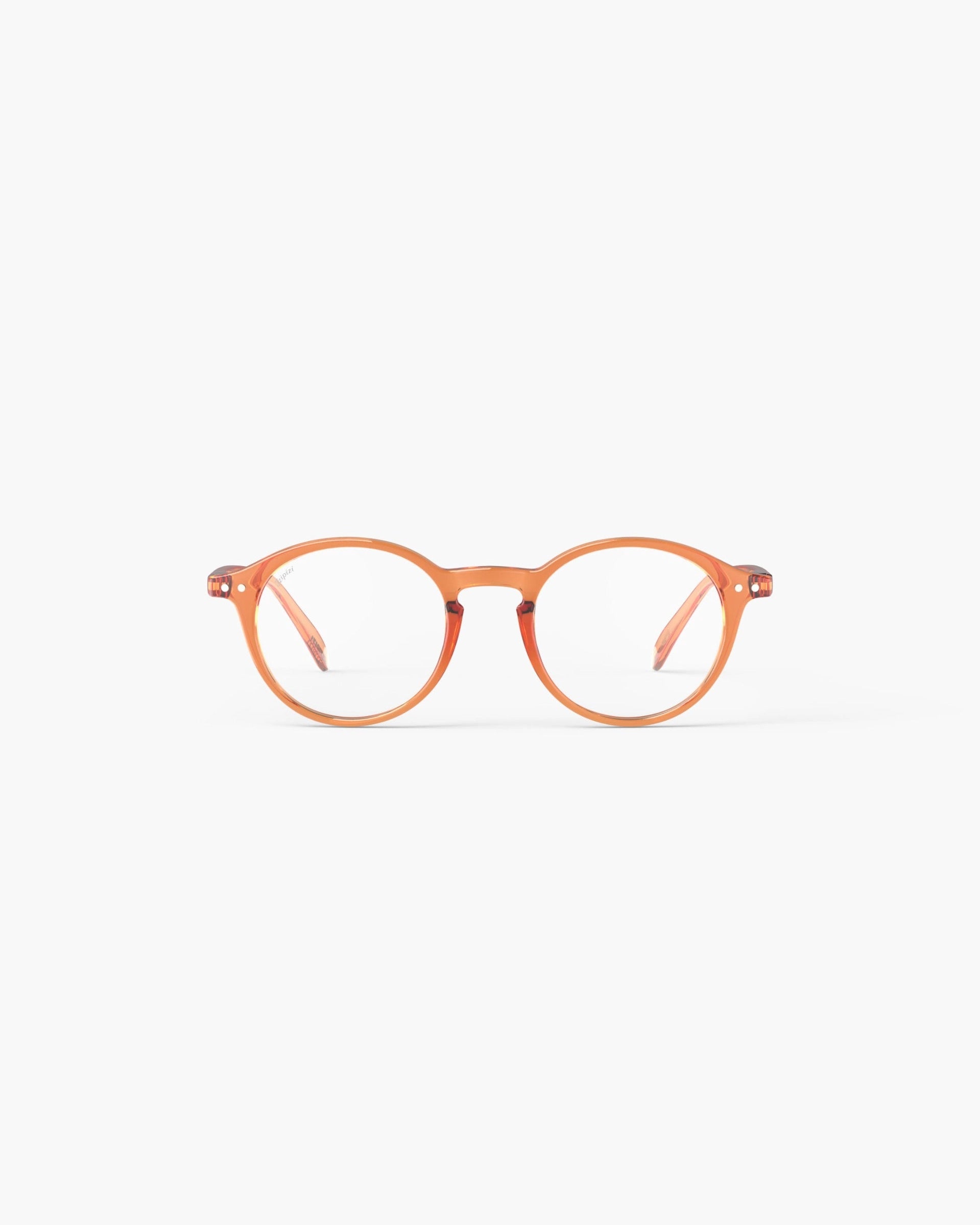 IZIPIZI Reading Glasses #D in Orange Smash colour