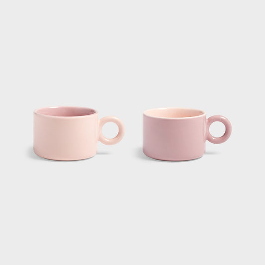 &Klevering Mug Chiquito Pink Set of 2