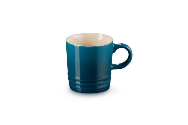 le creuset stoneware 100ml espresso mug deep teal