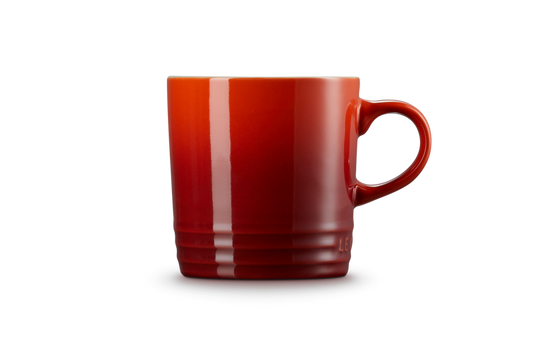 le creuset stoneware mug 350ml cerise red