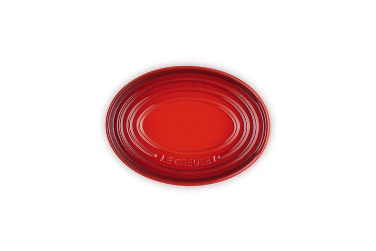 Le Creuset Oval Spoon Rest in Cerise