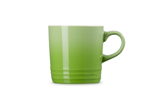 le creuset stoneware mug 350ml kiwi green