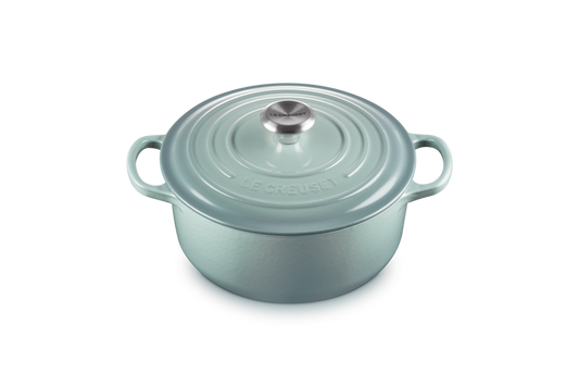 Le Creuset Cast Iron Round Casserole 20cm in Sea Salt