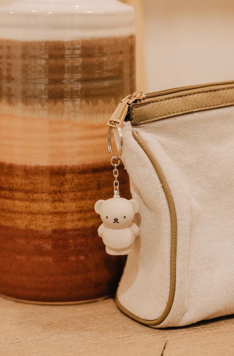 Boris Bear Keyring - Sand