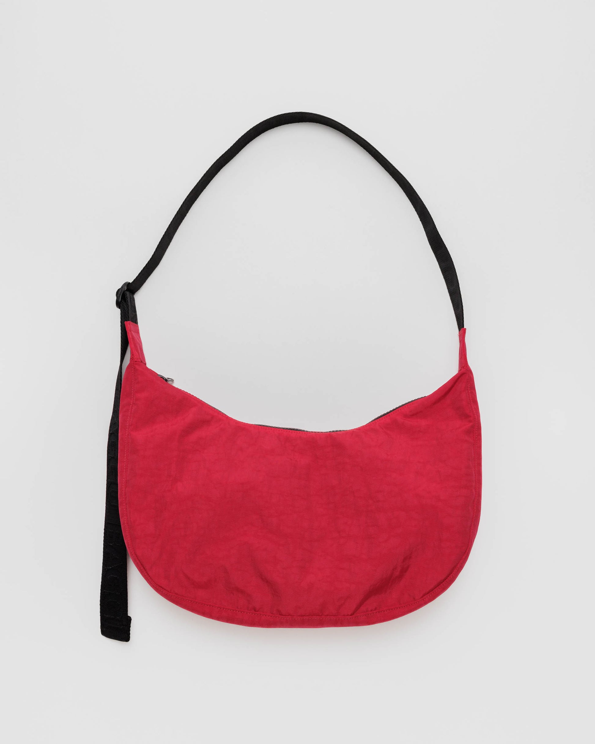 BAGGU Medium Nylon Crescent bag in candy apple red