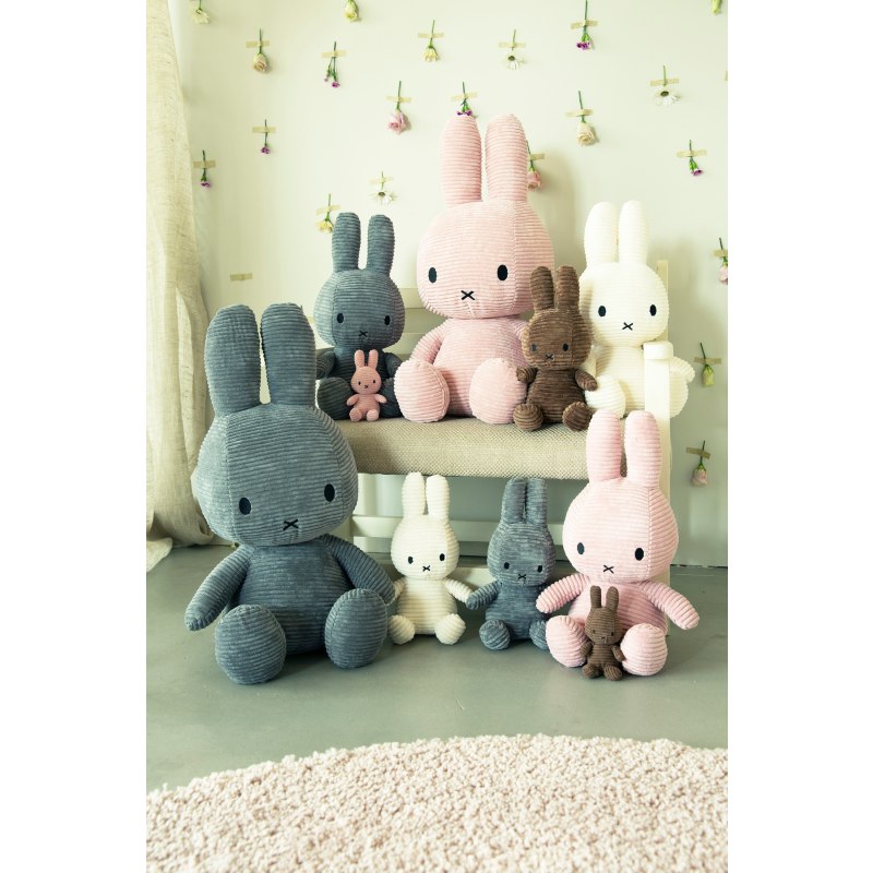 Miffy Corduroy Plush Extra Large 50cm - White