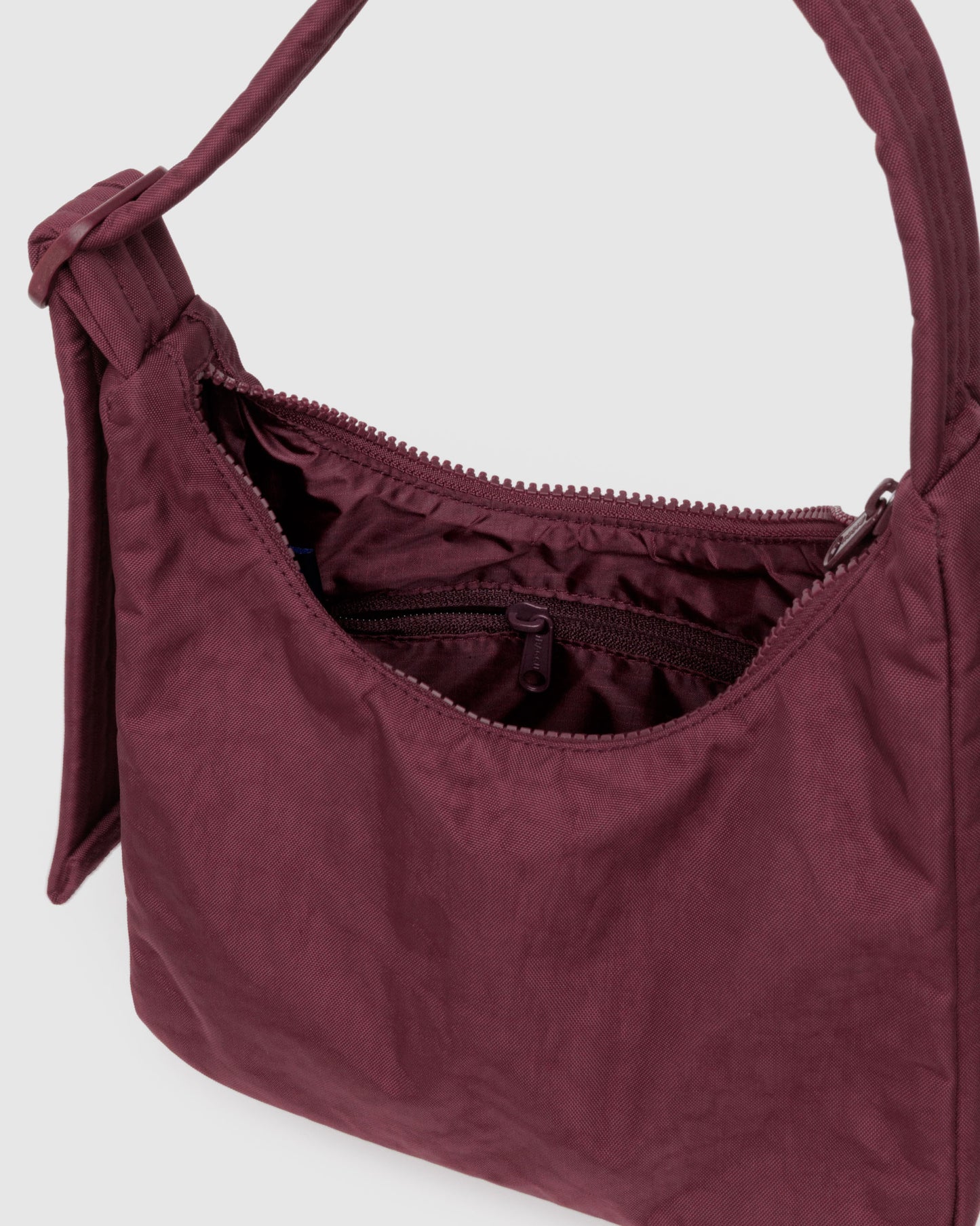 BAGGU Mini Nylon Shoulder Bag - Mahogany