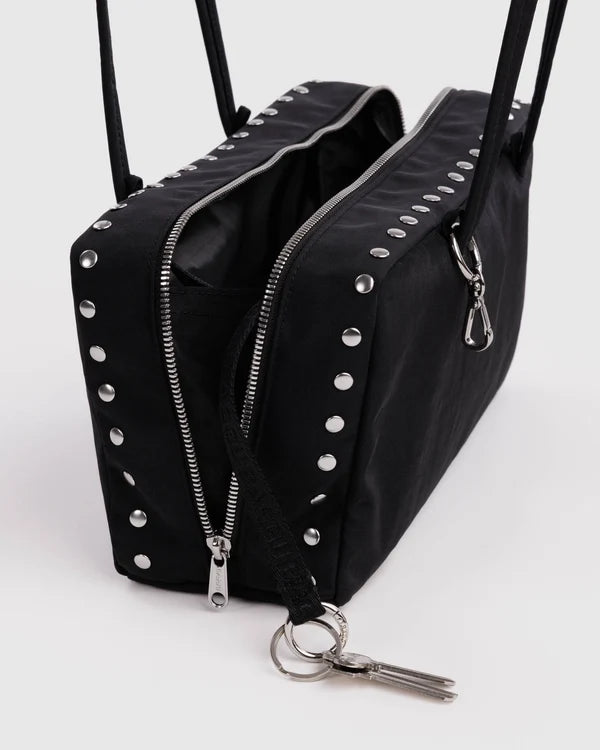 BAGGU Nylon Bowler Bag - Studs