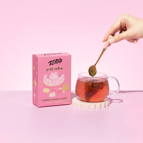 Teapsy Carmel Rhubarb & Raspberry Tea - Pink Rodeo