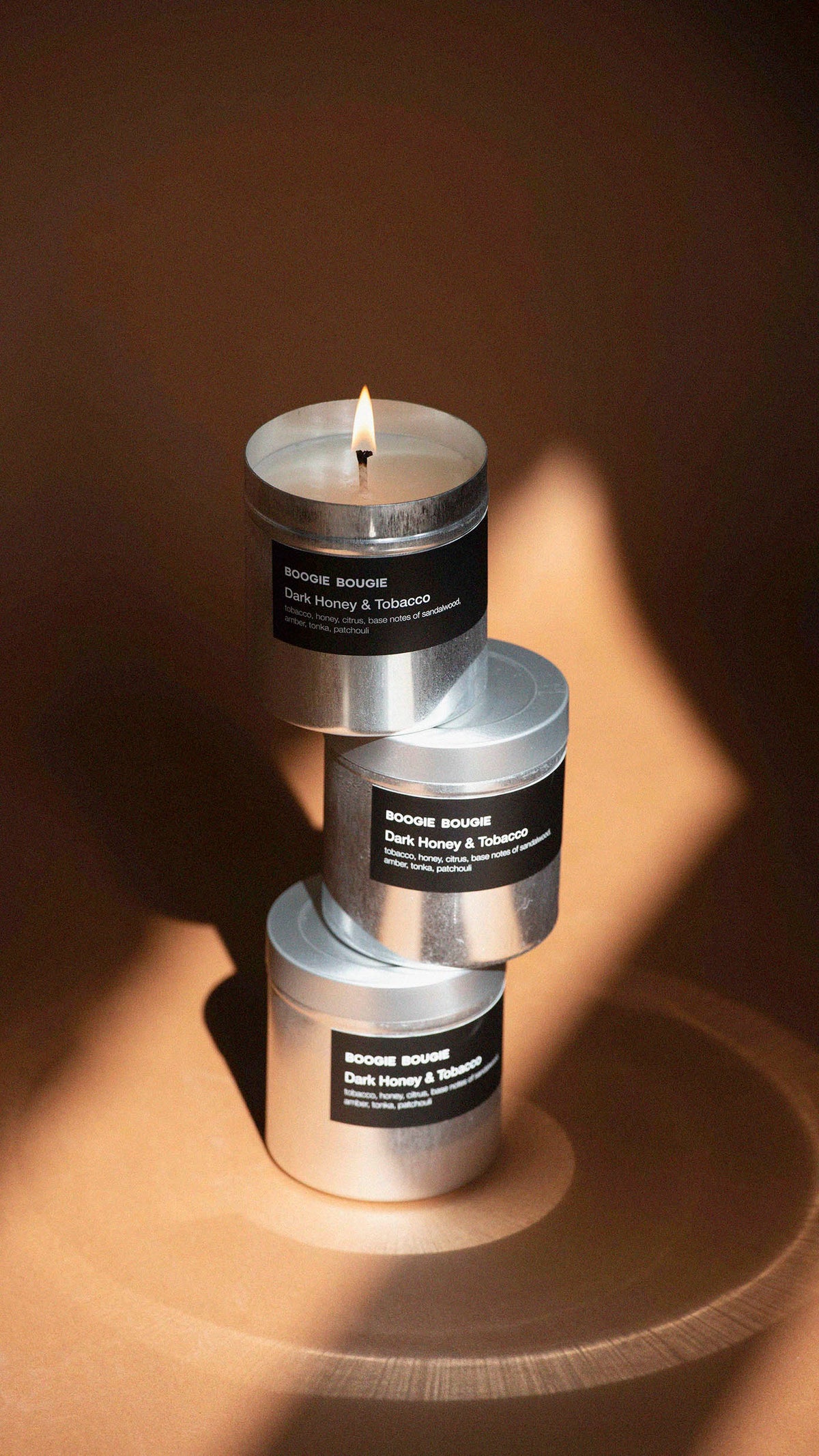 Boogie Bougie Dark Honey & Tobacco Candle