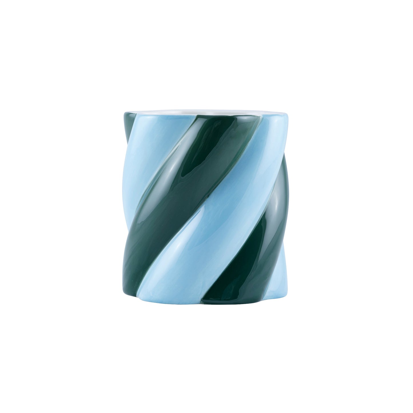 Que Rico Ceramic Plant Pot Camilo Amor Del Color in Blue/Green