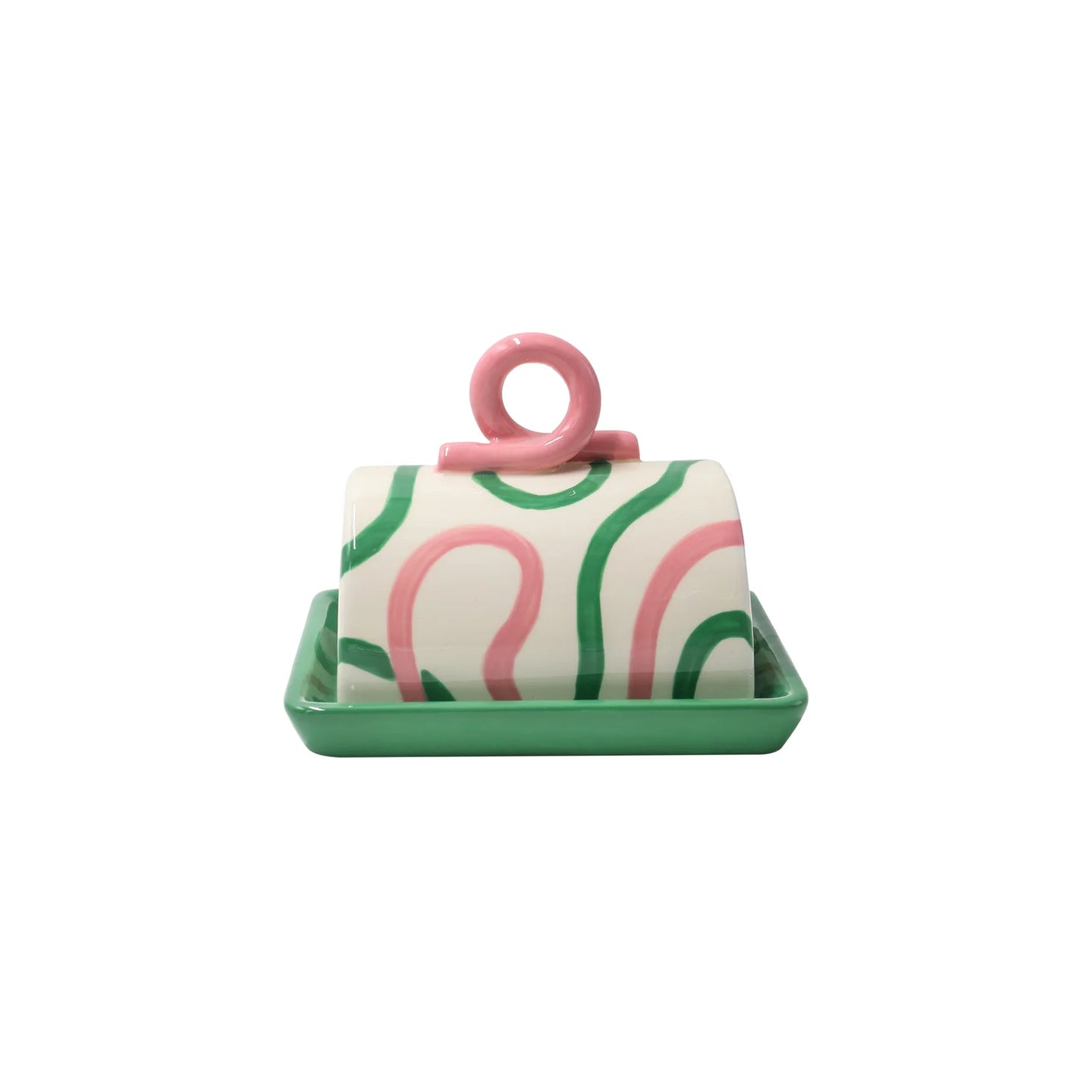 Que Rico Emilio Twirl & Twist Butter Dish