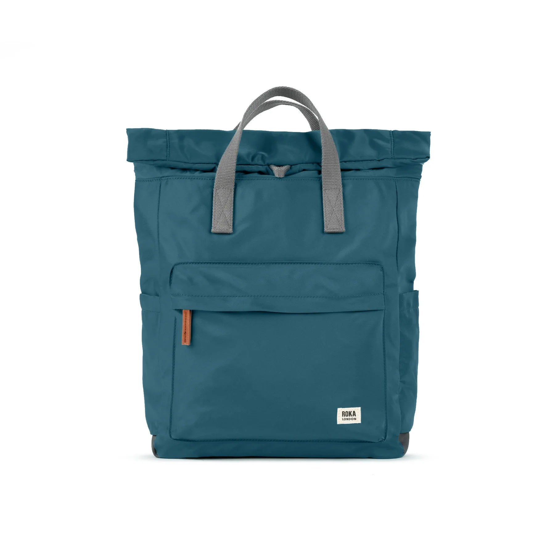 Roka Canfield B Medium Recycled Nylon in Teal Blue