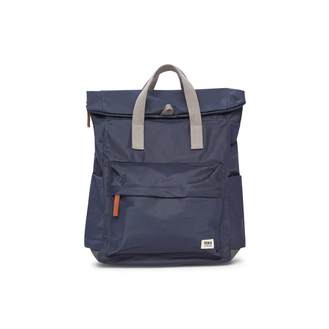 Roka Canfield B Medium Recycled Nylon in Midnight Blue