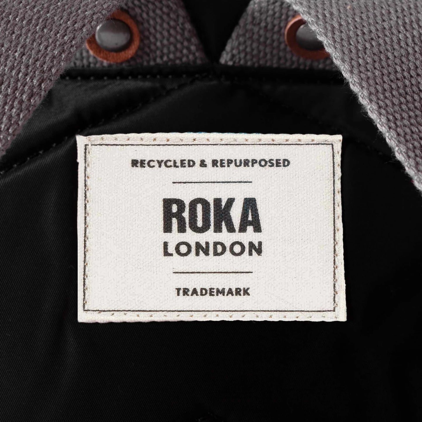 Roka Small Canfield B Black Recycled Nylon