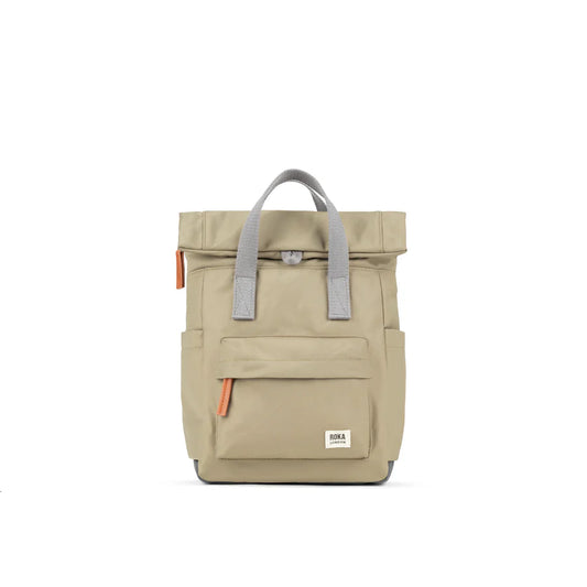 Roka Canfield B Small backpack in Taupe colour