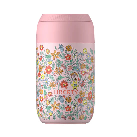 Chilly's Series 2 Liberty Summer Sprigs 340ml Coffee Cup - Blush Pink