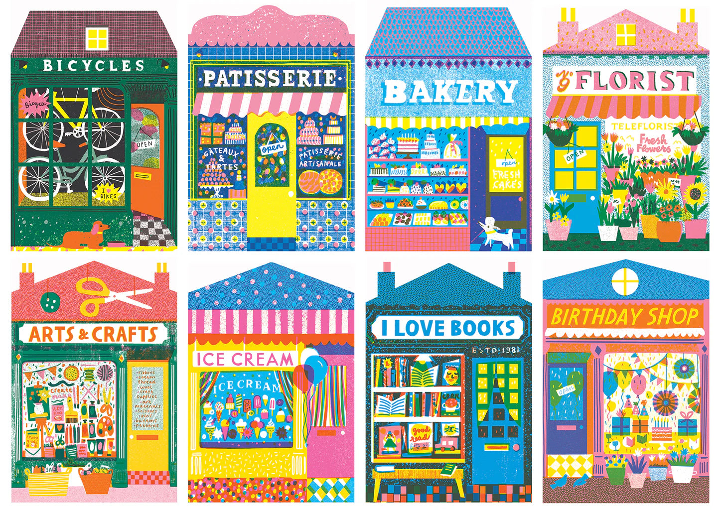 Happily SHOPS - 1000 Piece Jigsaw Puzzle