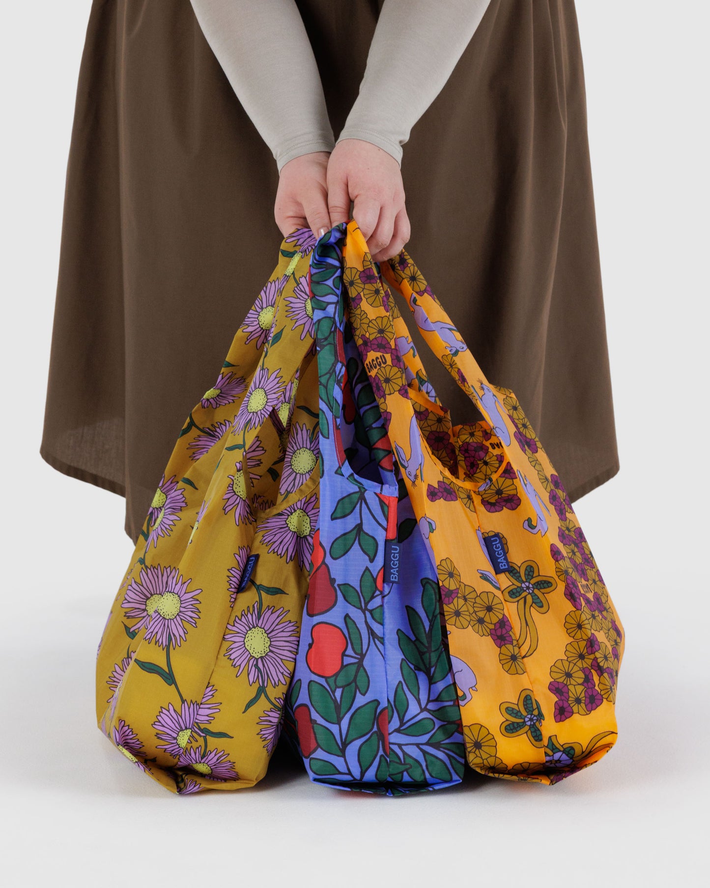 BAGGU Stardard set of 3 - Night Orchard