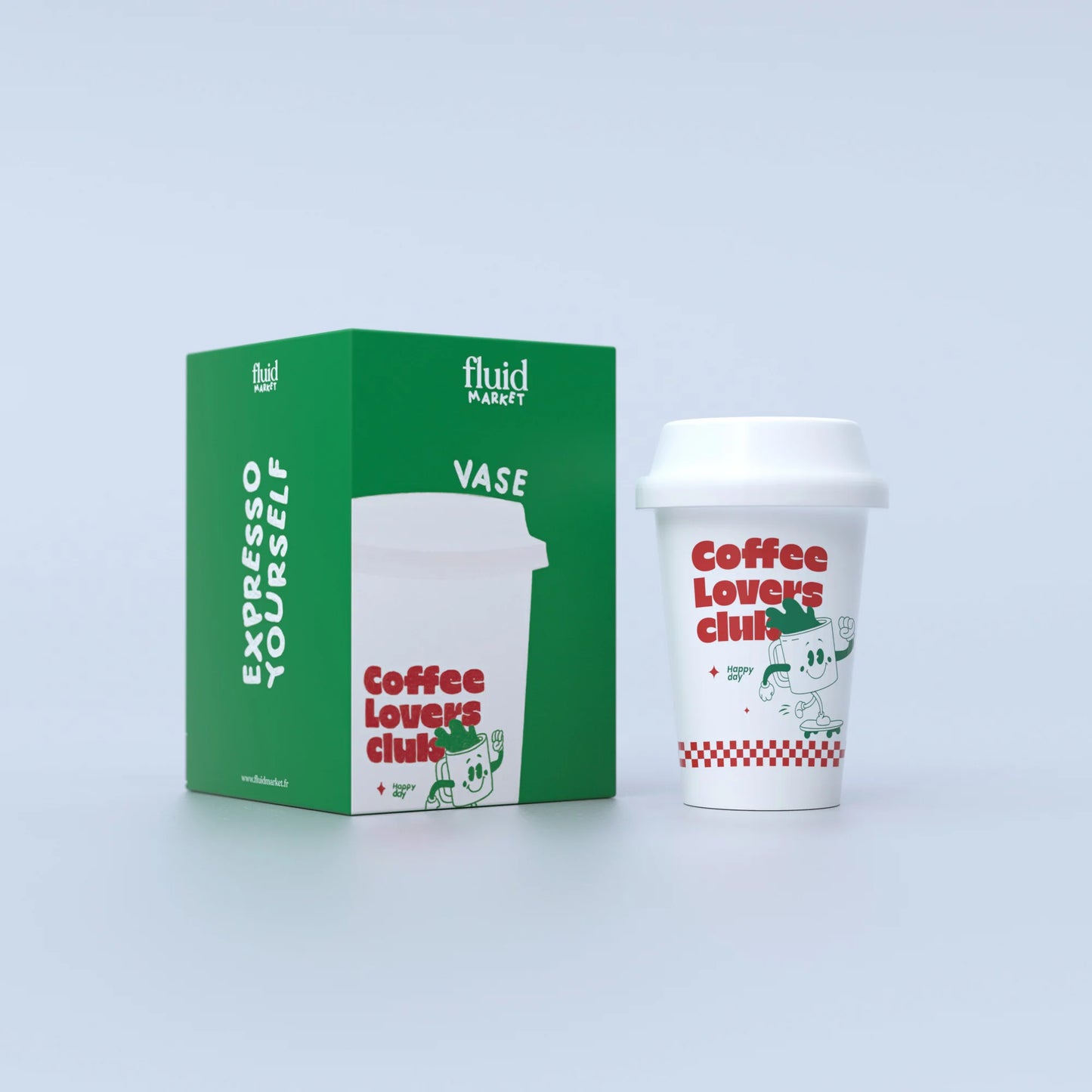Fluid Market Cup Of Coffee Vase