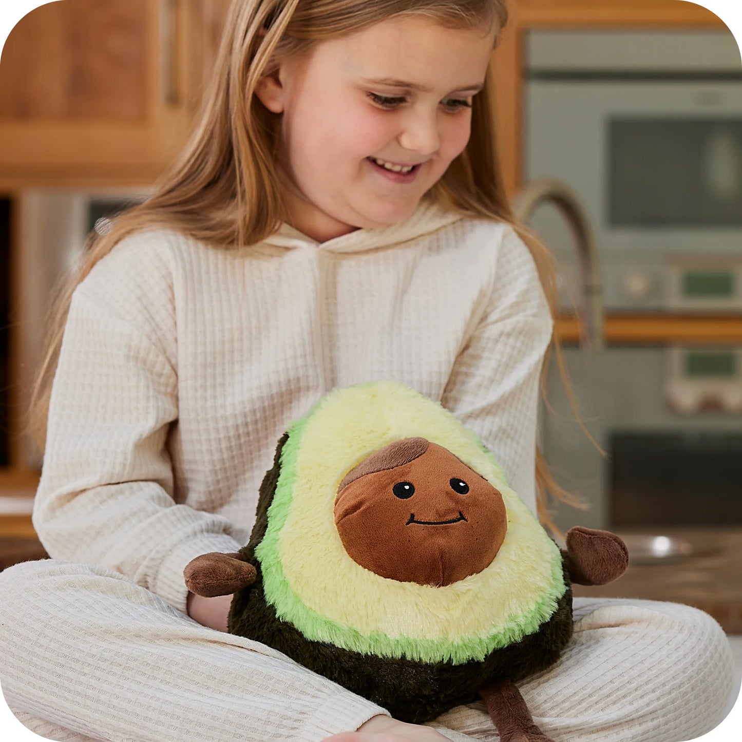 Warmies Avocado Snuggable Hottie Heatable Toy