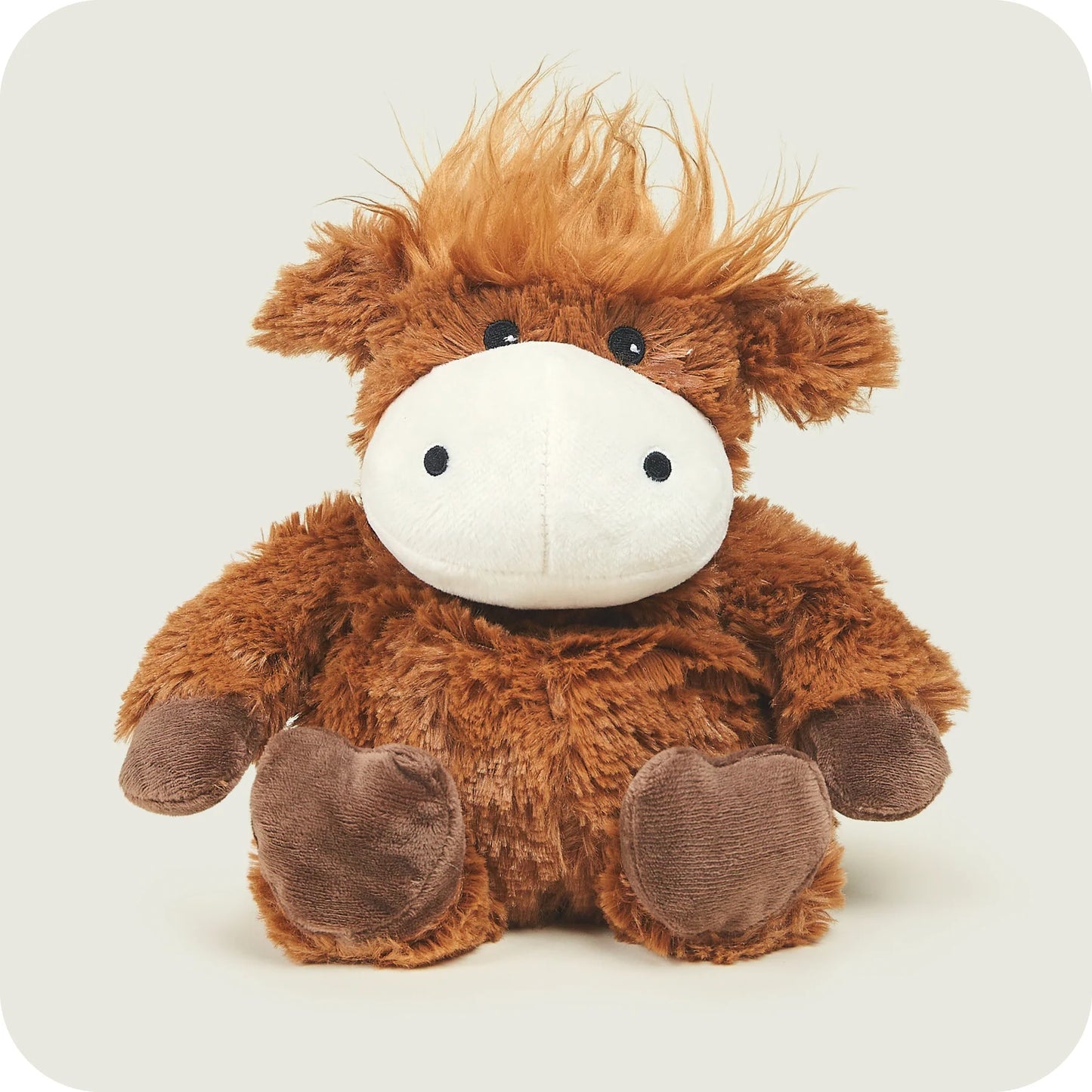 Warmies highland cow snuggable heatable toy