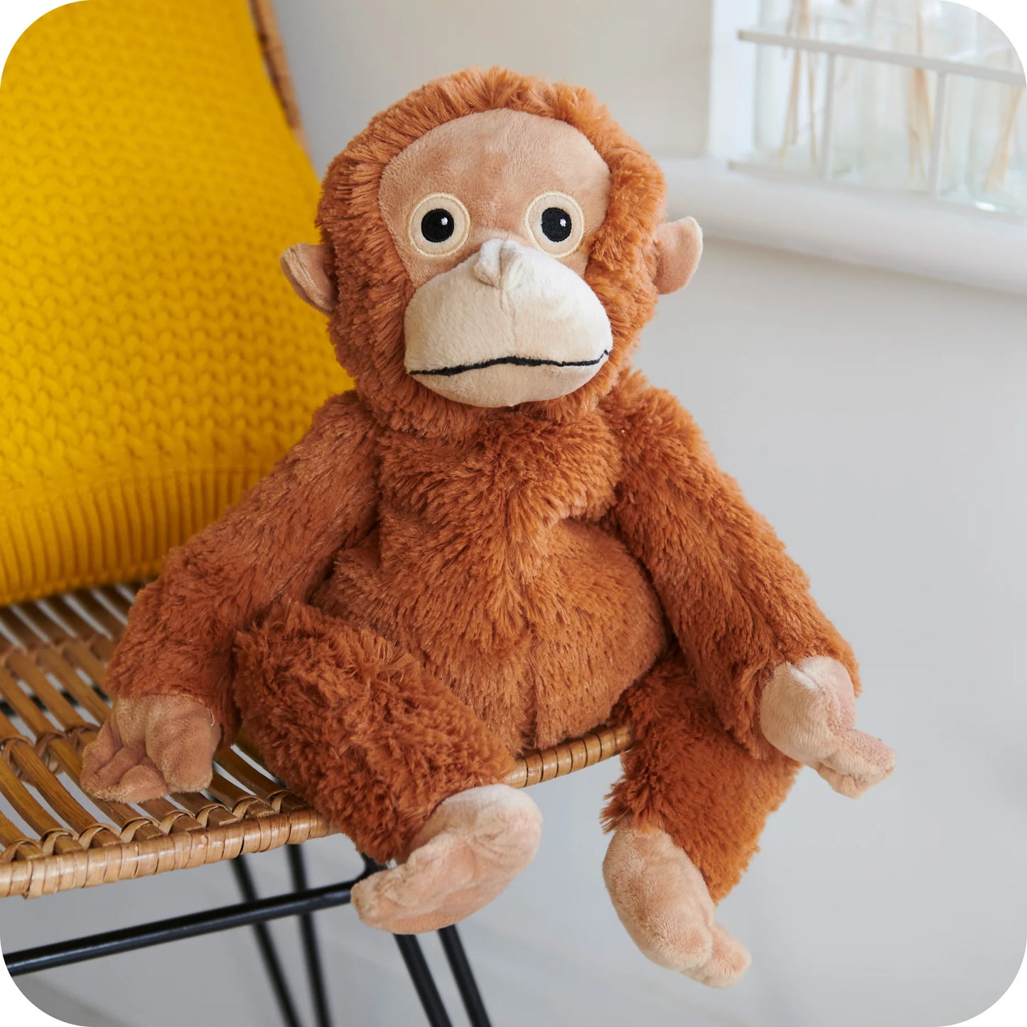 Warmies Orangutan Snuggable Hottie Heatable Toy