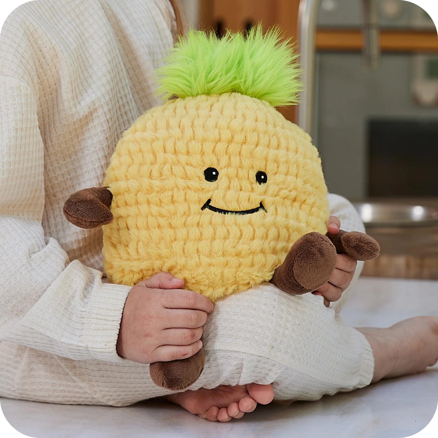 Warmies Pineapple Snuggable Hottie Heatable Toy