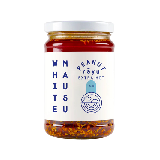 White Mausu Peanut Rayu Extra Hot