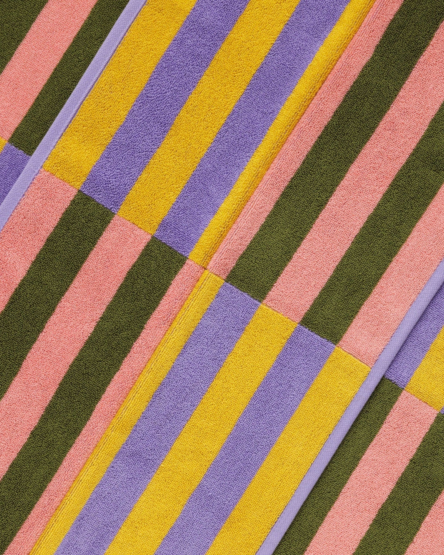 BAGGU Hand Towel Set of 2 - Sunset Quilt Stripe