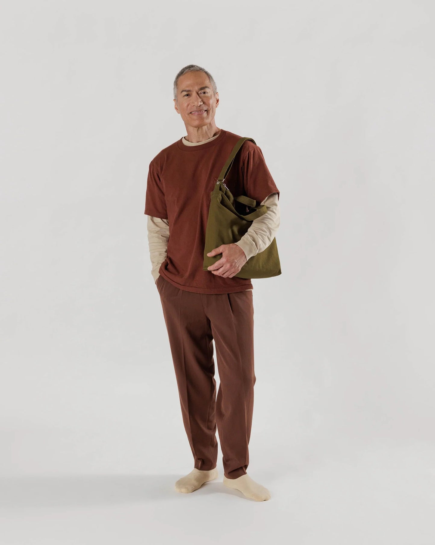 BAGGU Horizontal Zip Duck Bag - Tamarind