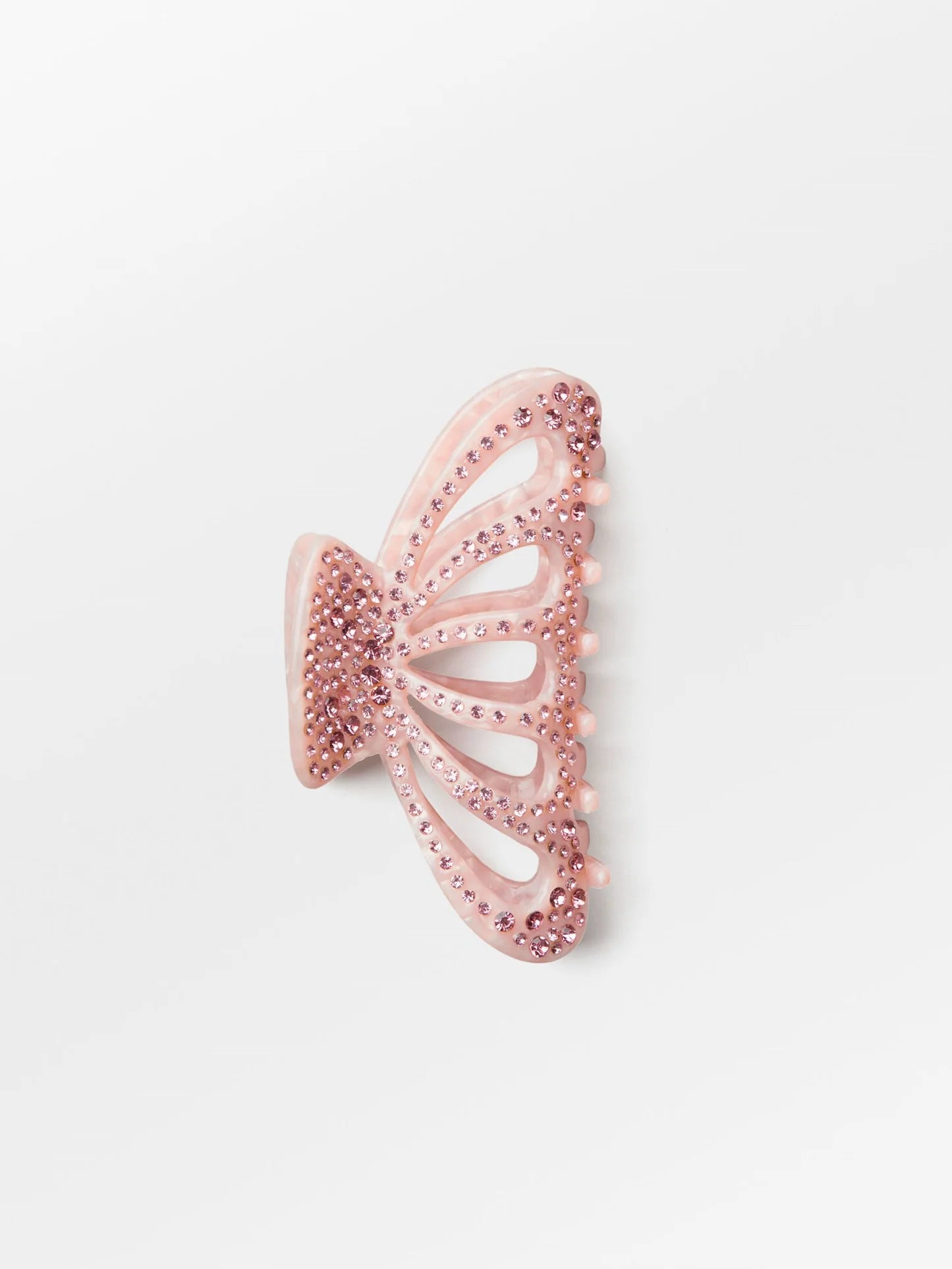 athalia hair claw in peach whip pink