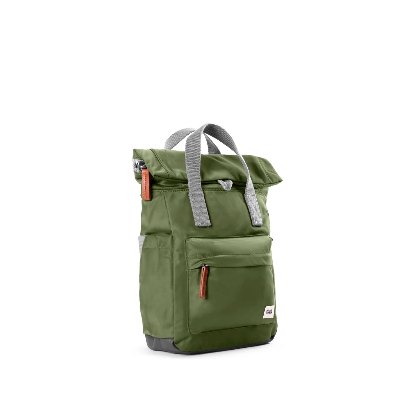Roka Canfield B Small Sustainable Nylon Backpack - Avocado
