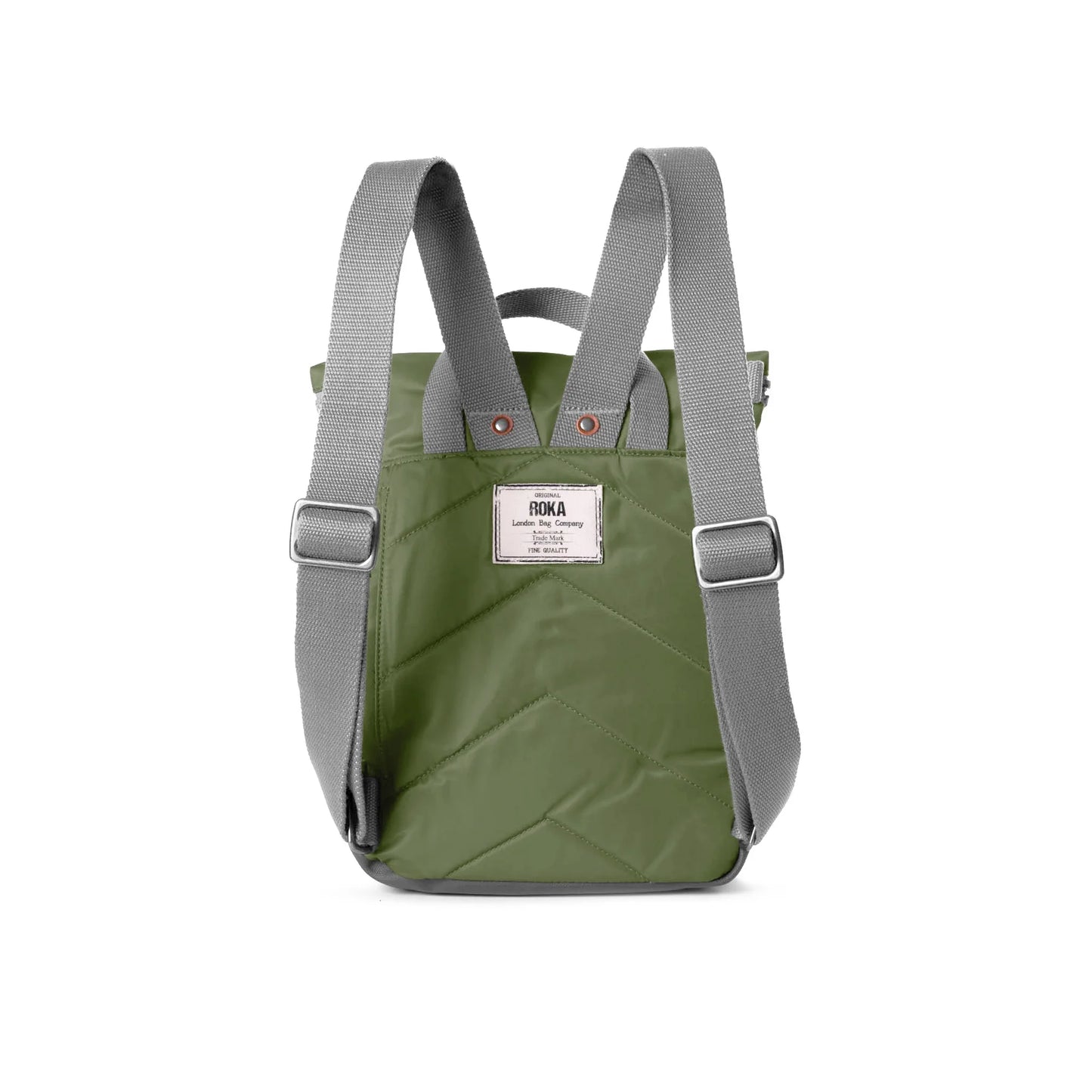 Roka Canfield B Small Sustainable Nylon Backpack - Avocado
