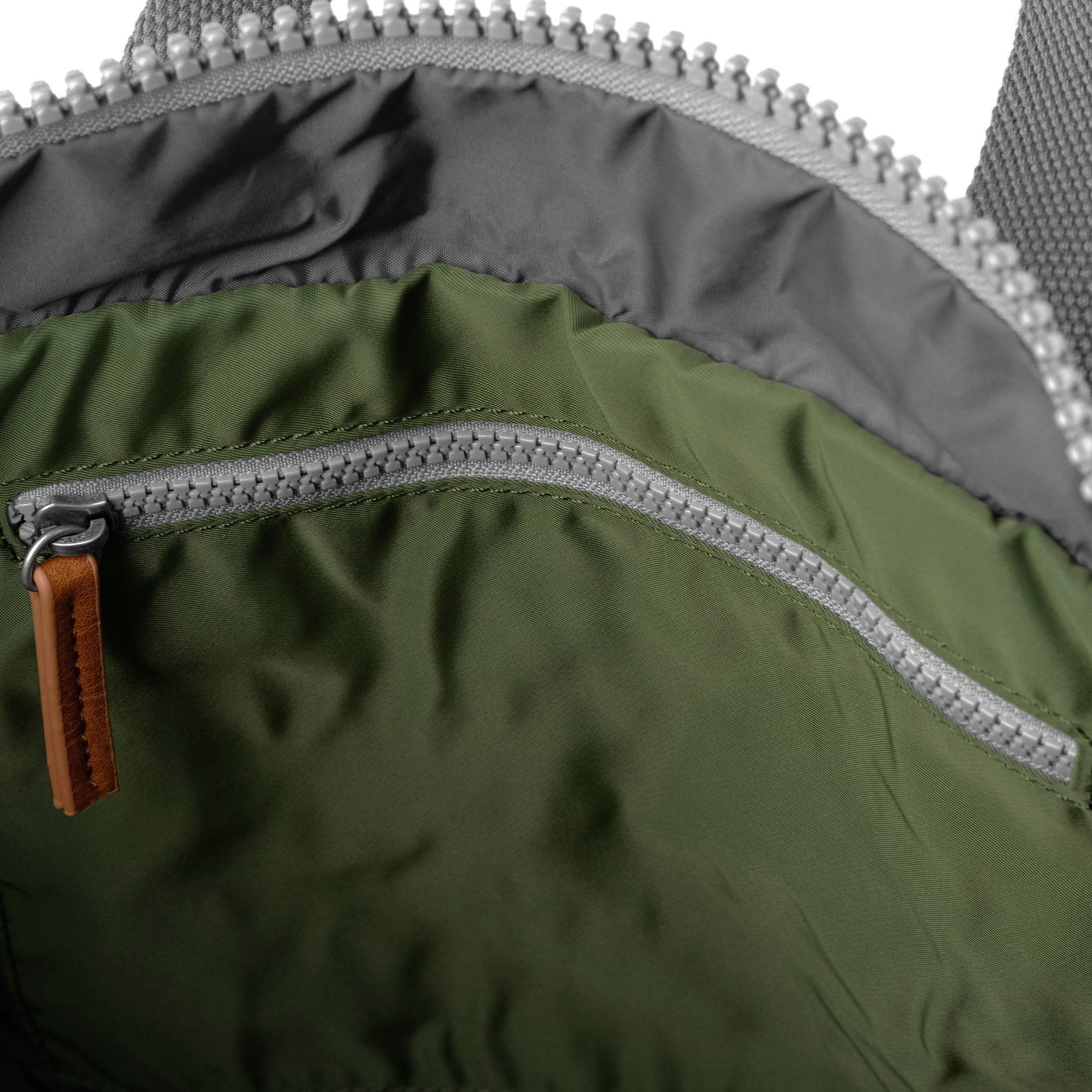 Roka Canfield B Small Sustainable Nylon Backpack - Avocado