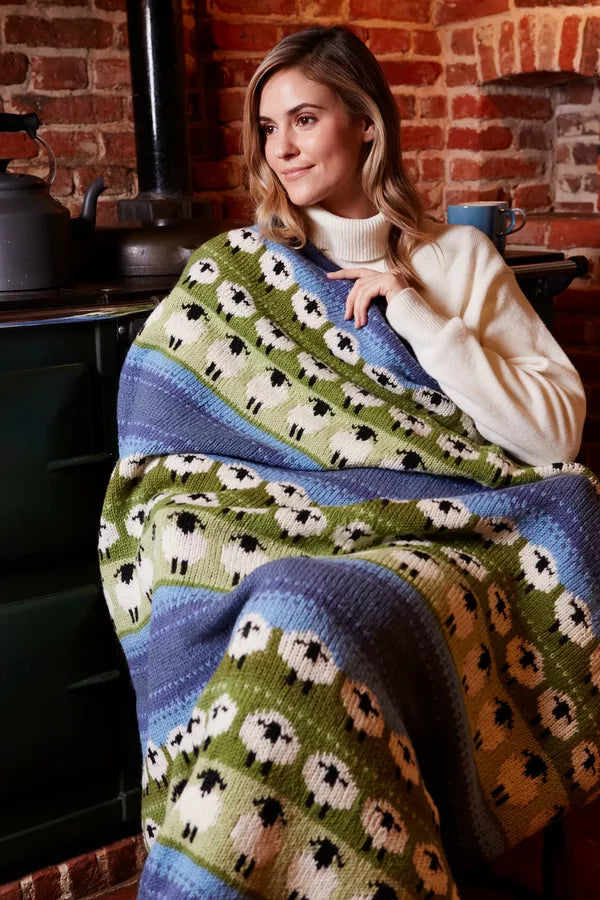 pachamama flock of sheep throw