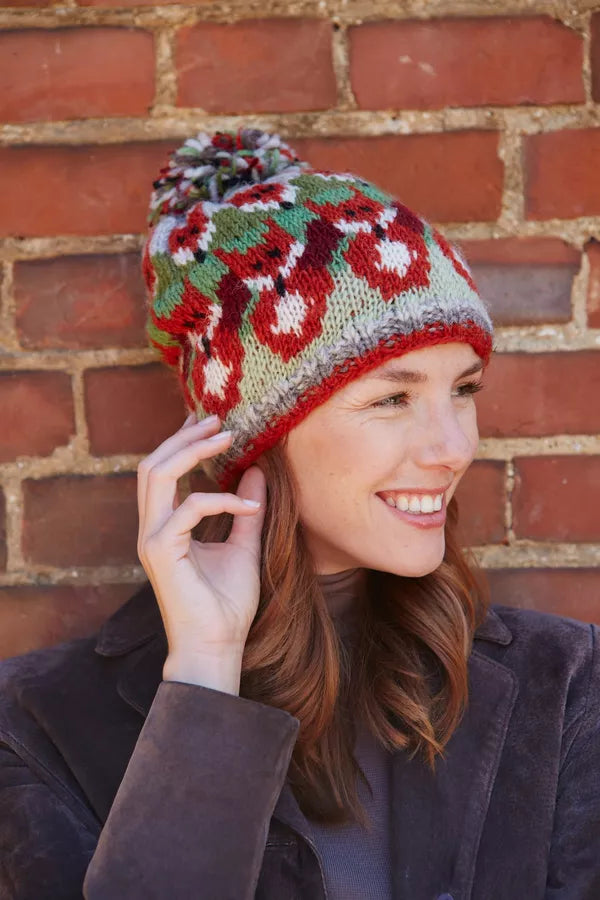 pachamama skulk of foxes bobble beanie