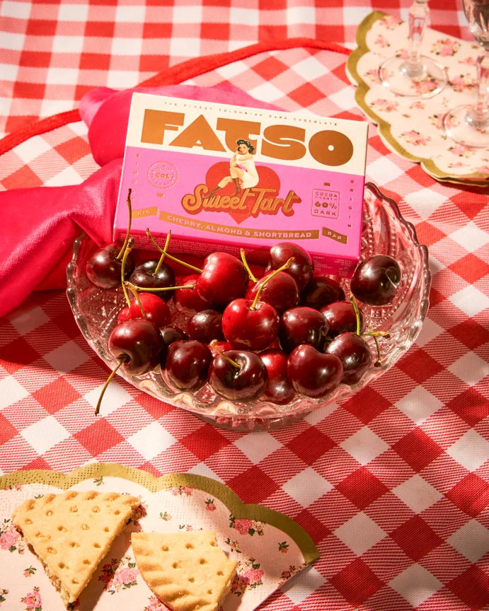 Sweet Tart FATSO Chocolate - Cherry, Almond & Shortbread