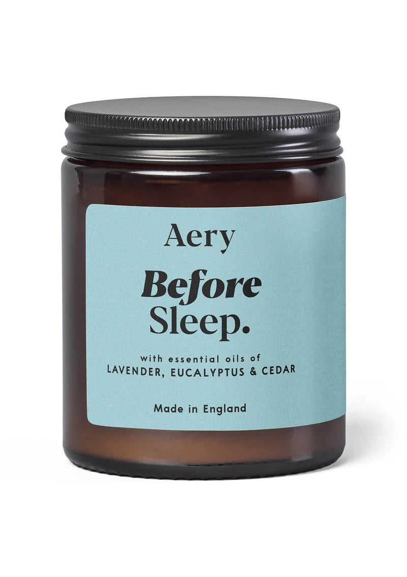 Aery Before Sleep Scented Jar Candle - Lavender Eucalyptus and Cedar