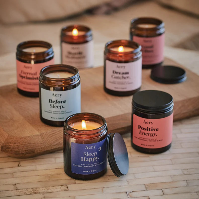 Aery Before Sleep Scented Jar Candle - Lavender Eucalyptus and Cedar