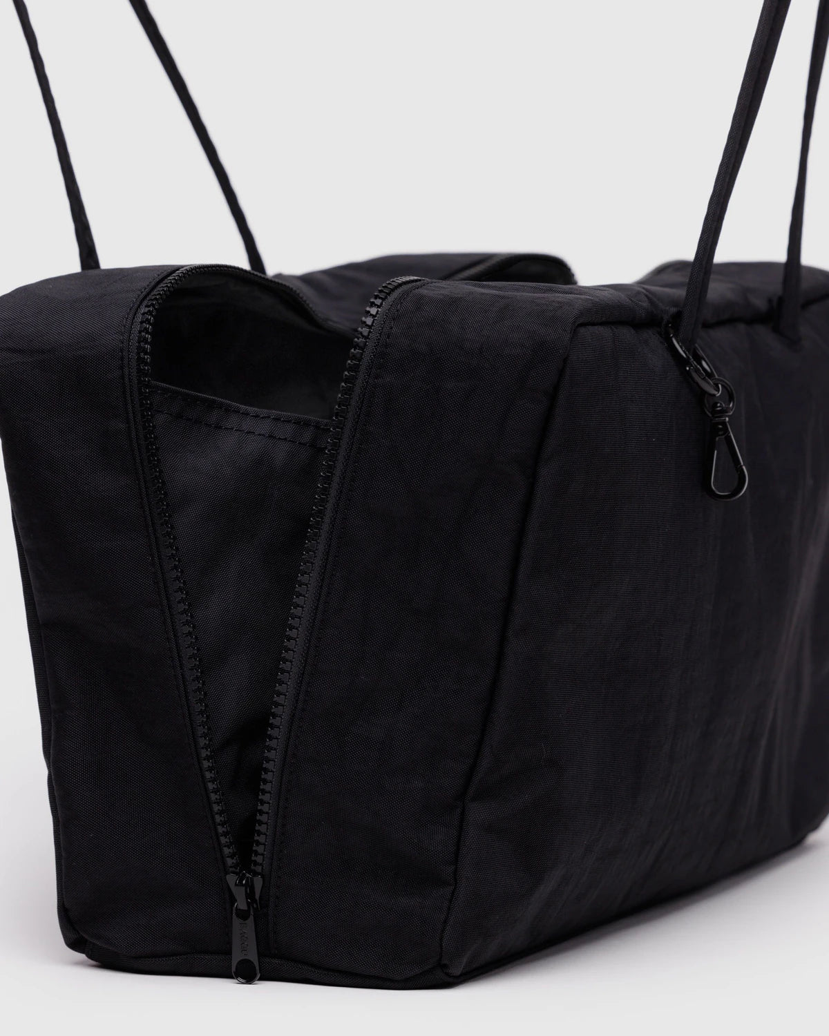 BAGGU Medium Nylon Bowler Bag - Black
